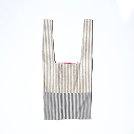 202004ECO01 Shoulder bag / Hickory stripe washer