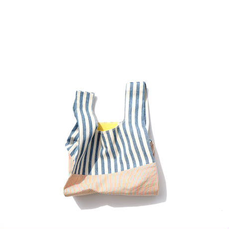 202004ECO02 Lunch box bag / Hickory stripe washer