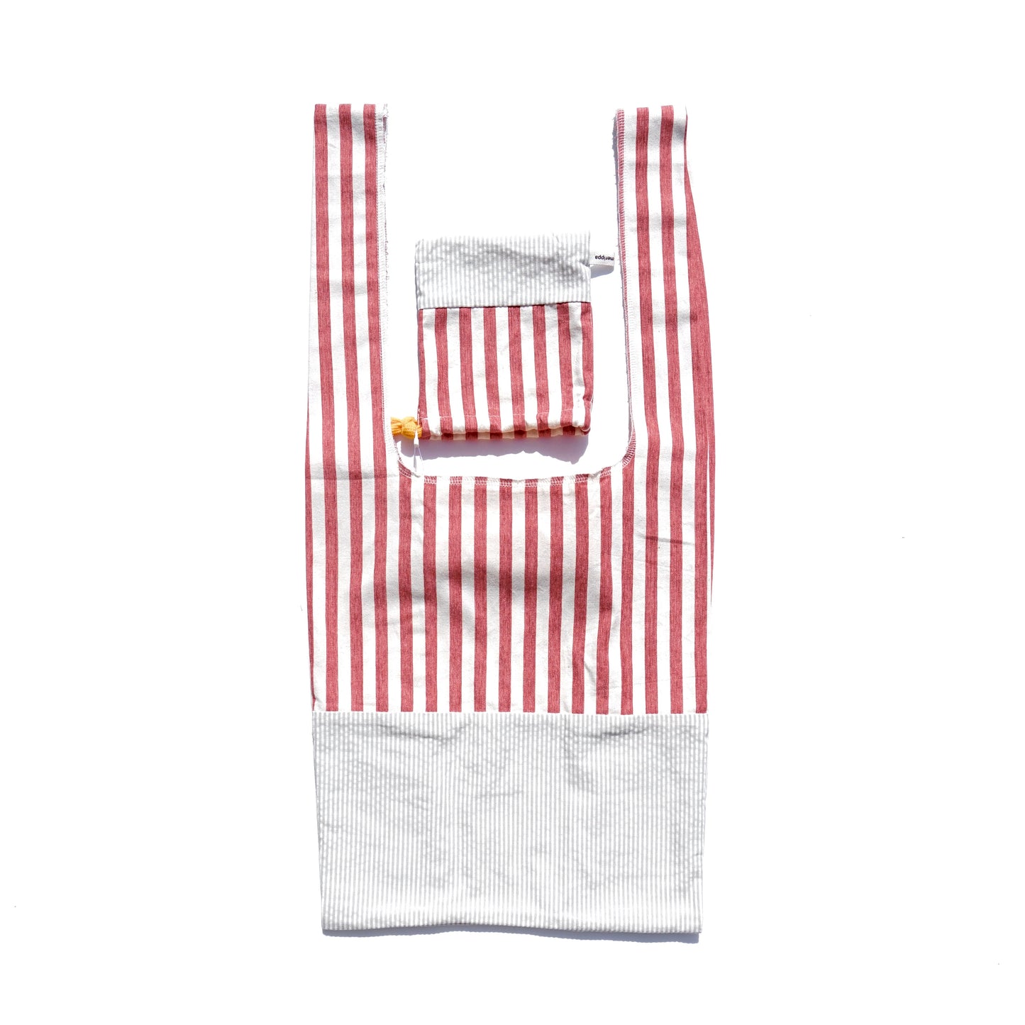 202004ECO04 Shoulder bag / Hickory stripe washer