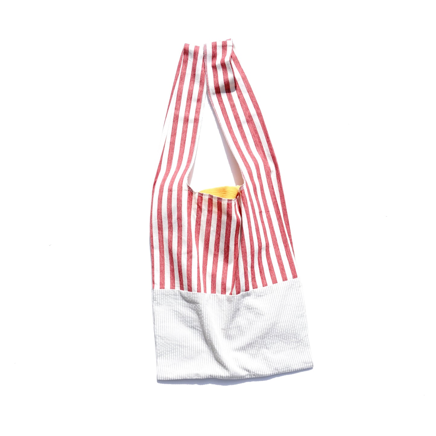 202004ECO04 Shoulder bag / Hickory stripe washer