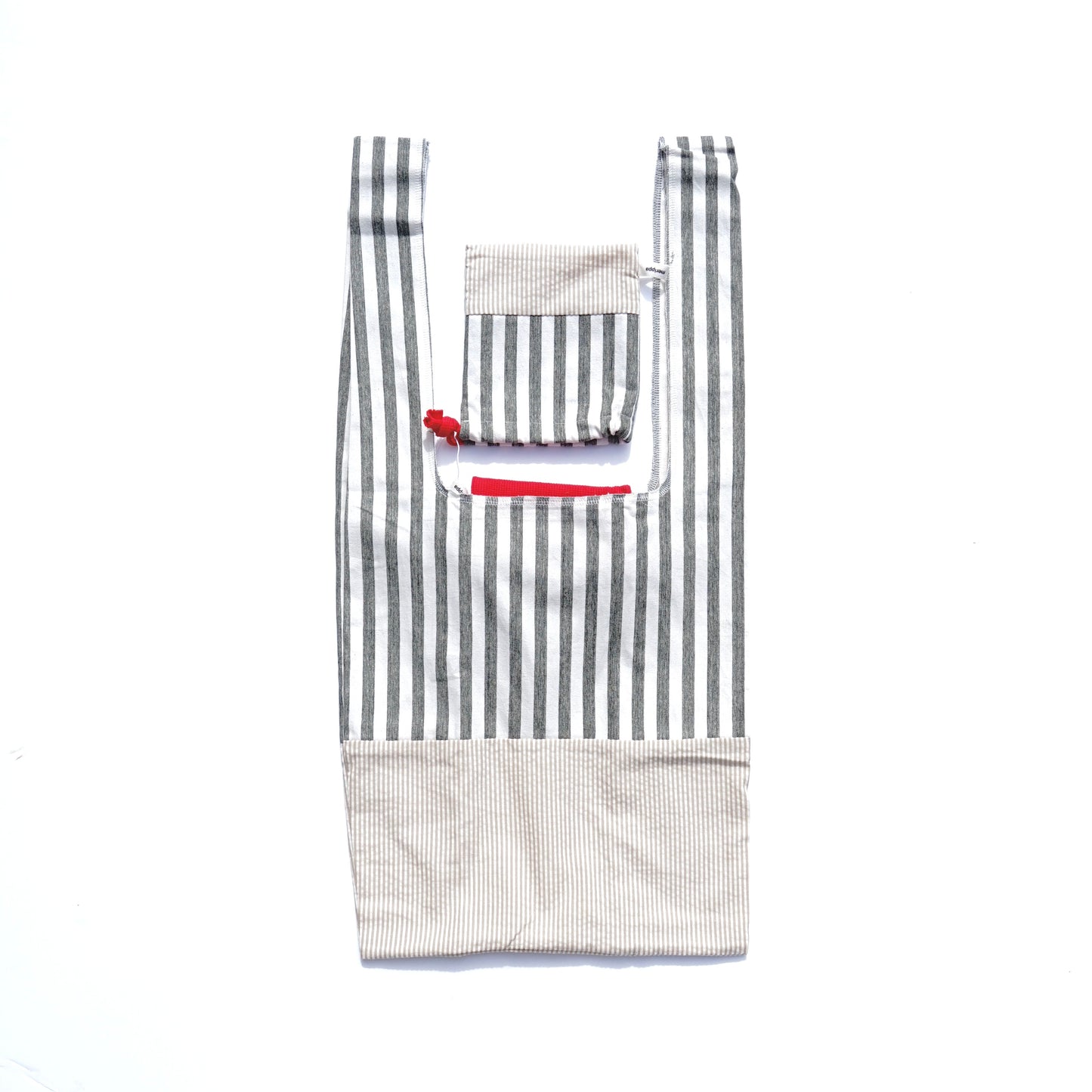 202004ECO23 Shoulder bag / Hickory stripe washer