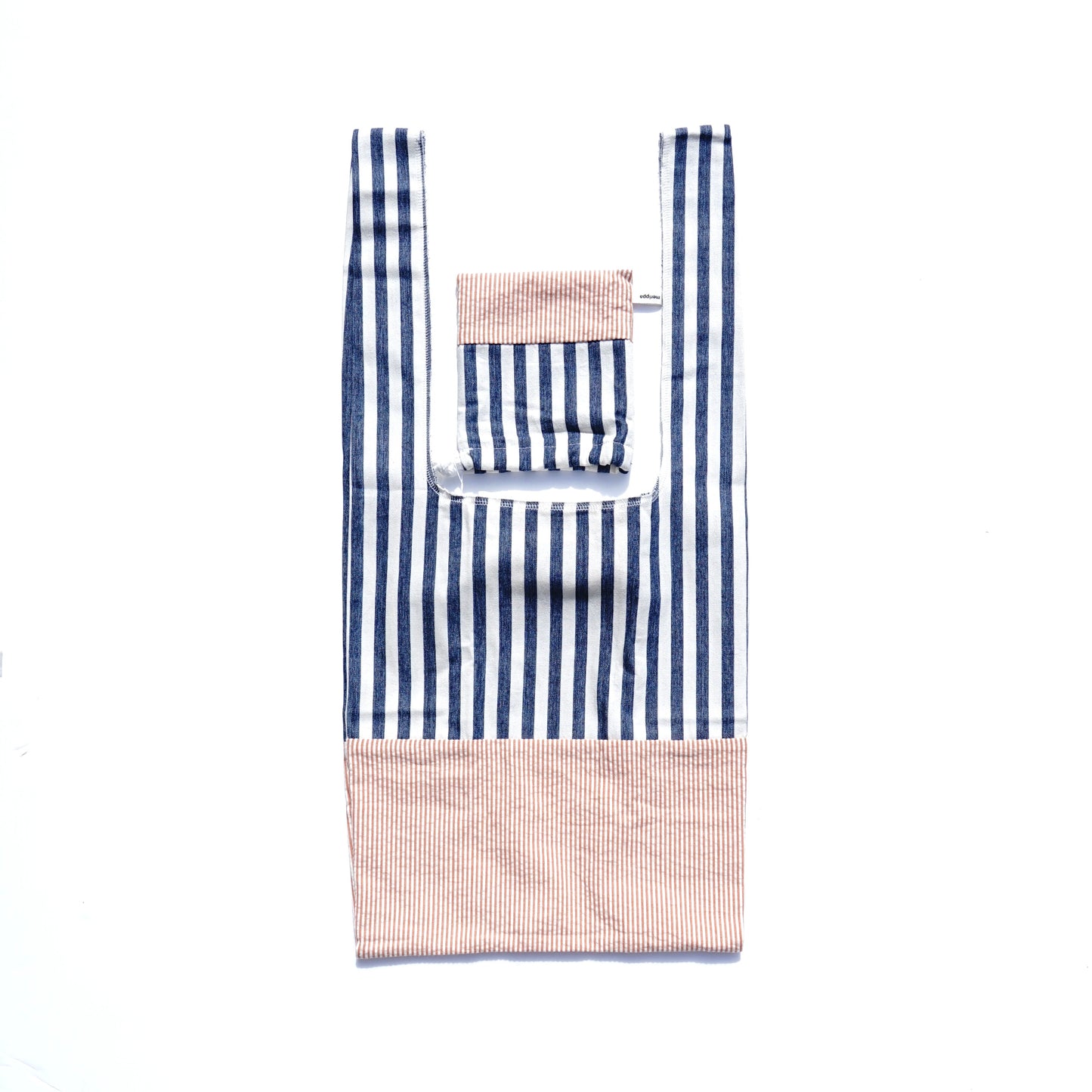 202004ECO24 Shoulder bag / Hickory stripe washer