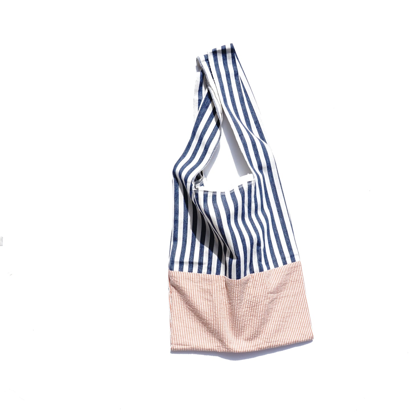 202004ECO24 Shoulder bag / Hickory stripe washer