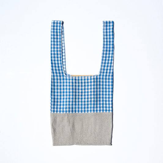 202007ECO04 Shoulder bag / Cozy linen gingham