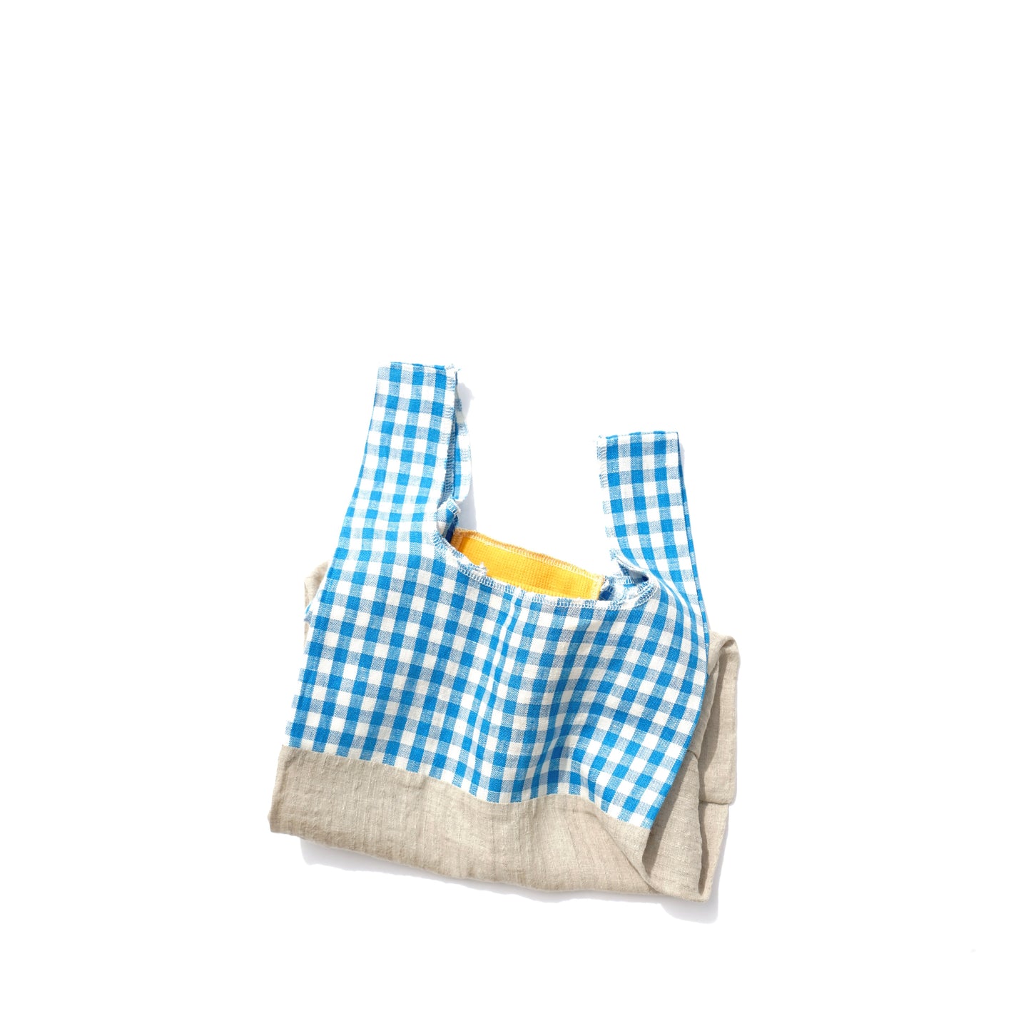 202007ECO04 Lunch box bag / Cozy linen gingham