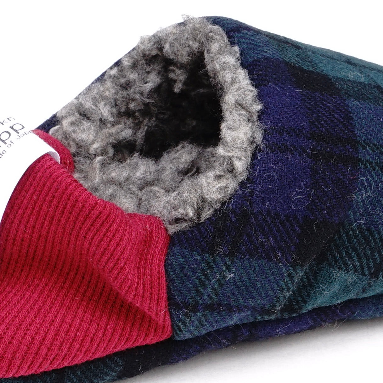 202112MRP04 Wool Plaid x Woolly boa