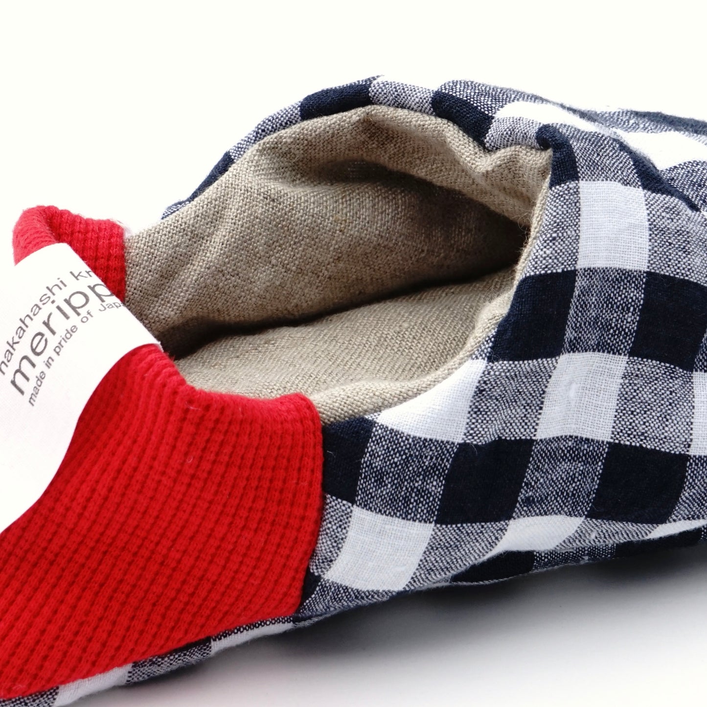 202303MRP05 Cozy linen gingham × Washed linen