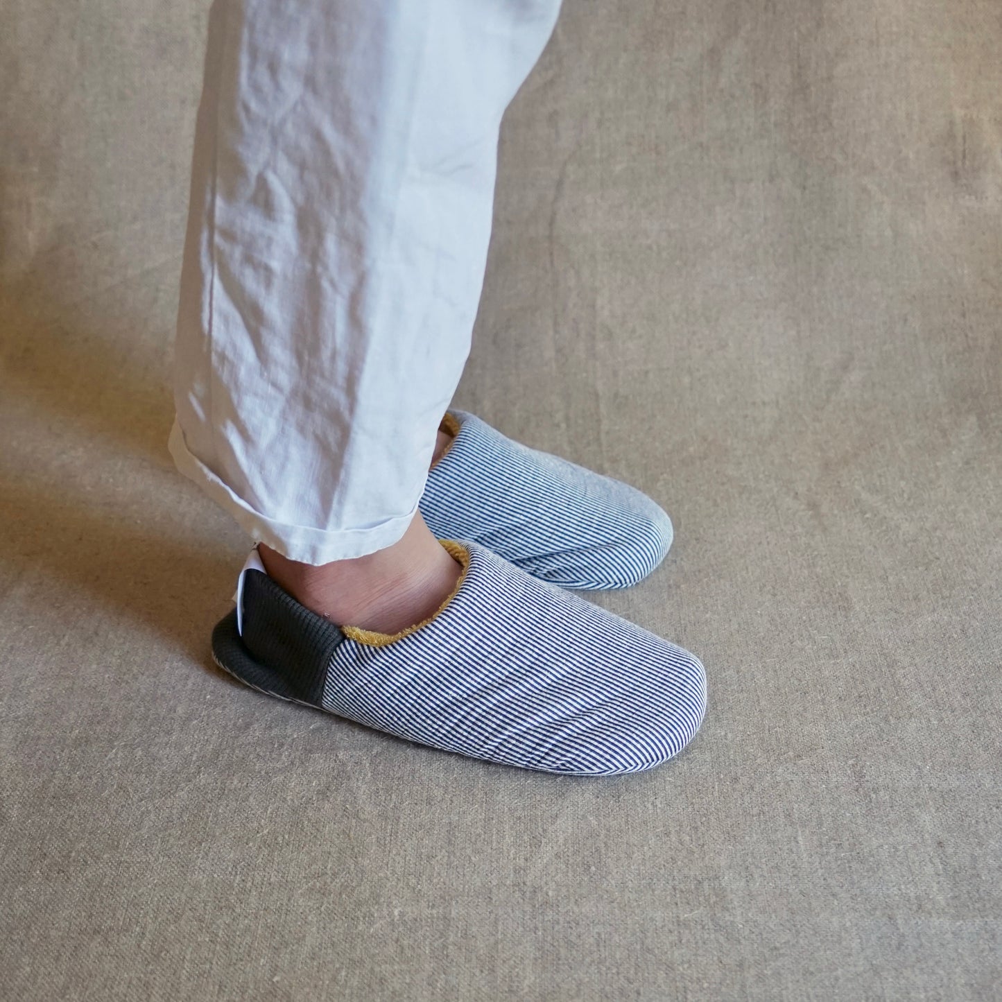 202401MRP03 Pin stripes × Première linen pile