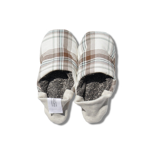 202401MRP04 Linen mixed plaid × Cotton linen russel