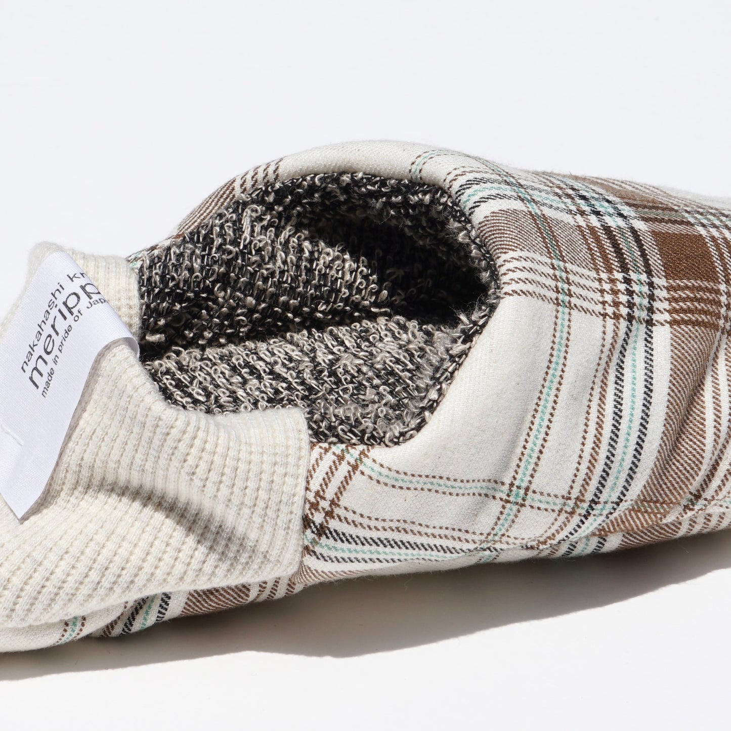 202401MRP04 Linen mixed plaid × Cotton linen russel