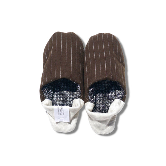 202401MRP09 Brushed cotton stripes / Mixed tweed