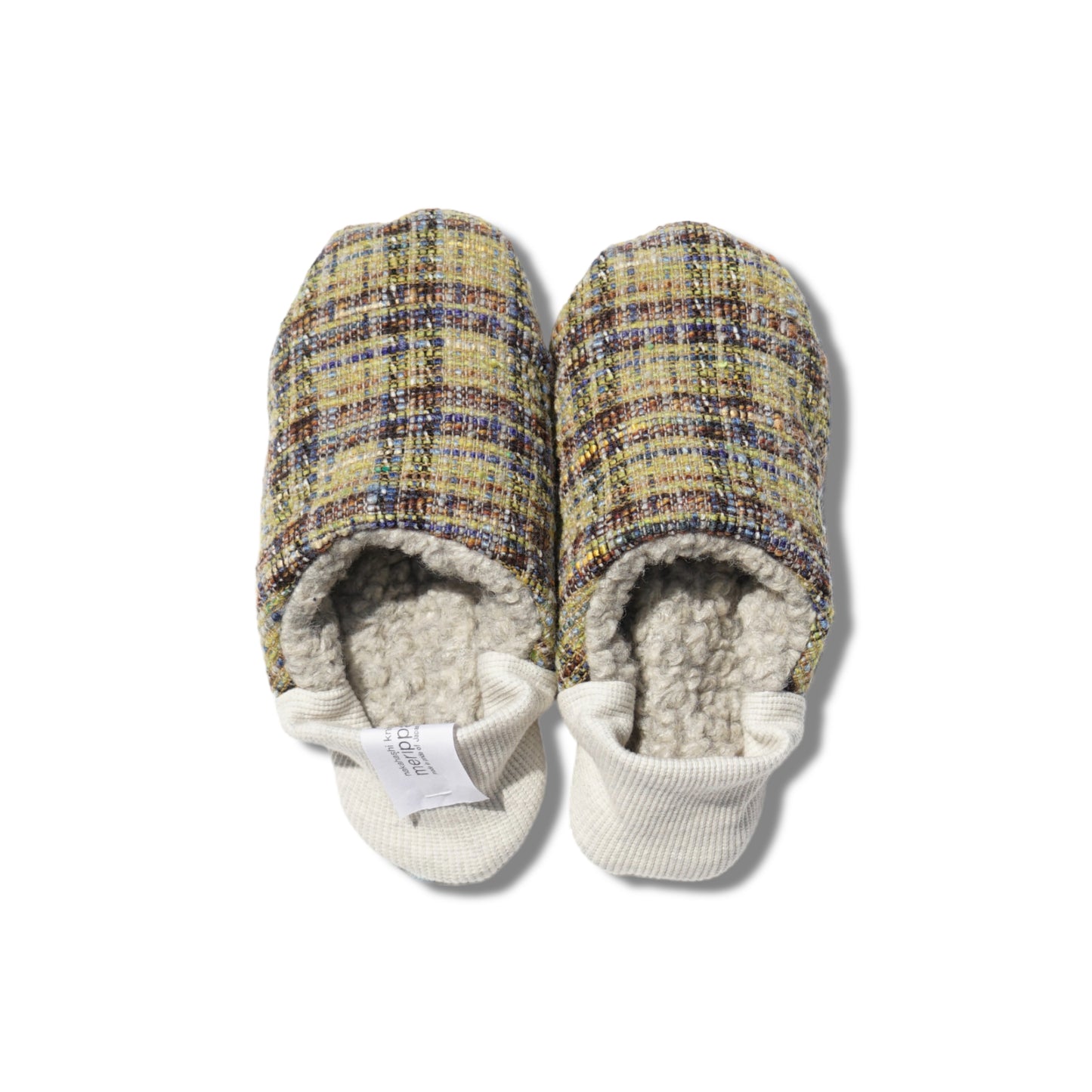 202409MRP12 Tweed plaid × Woolly boa