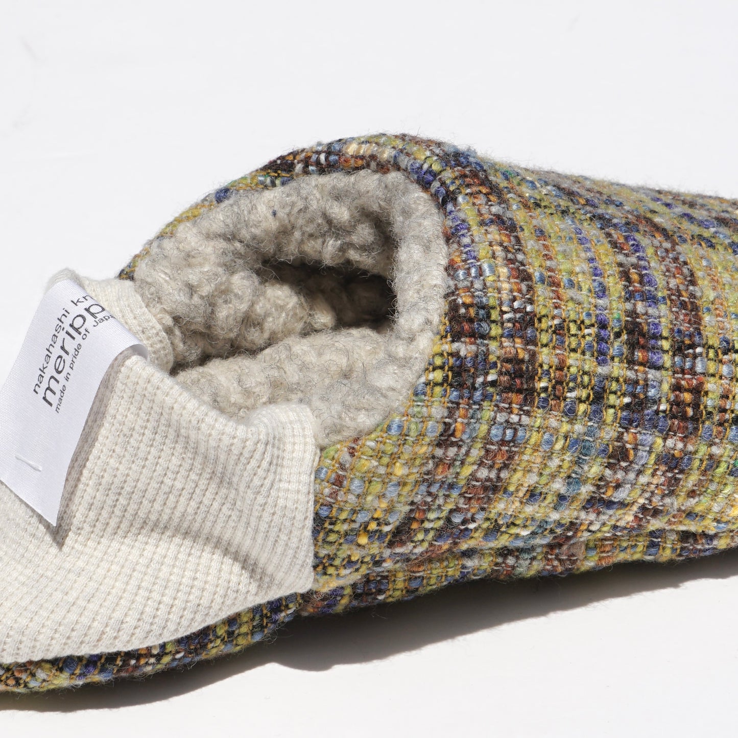 202409MRP12 Tweed plaid × Woolly boa