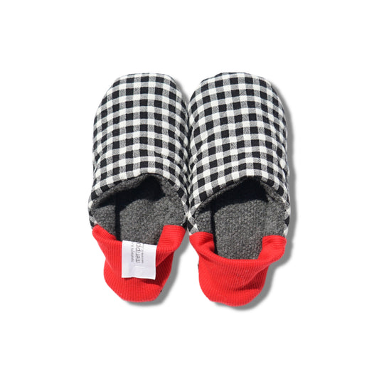 202409MRP16 Woolly gingham × pique jersey