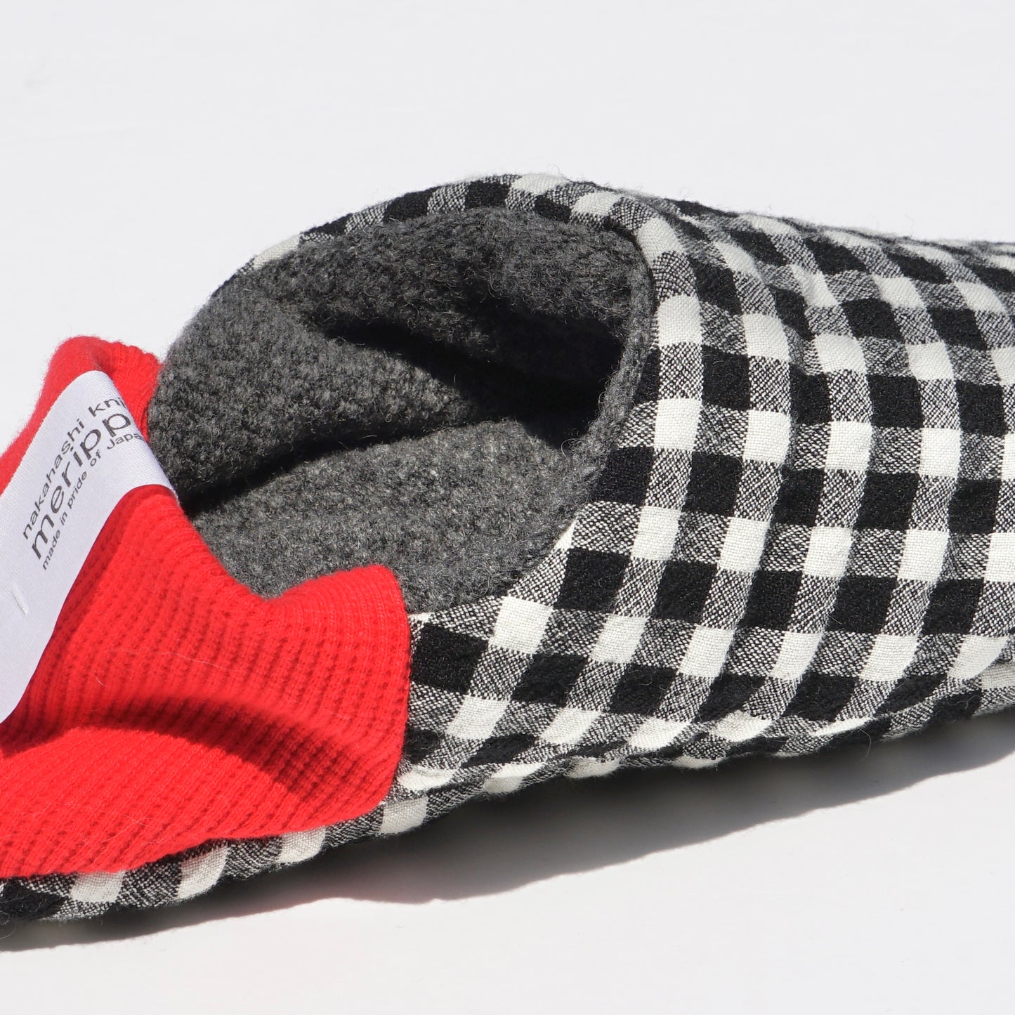 202409MRP16 Woolly gingham × pique jersey