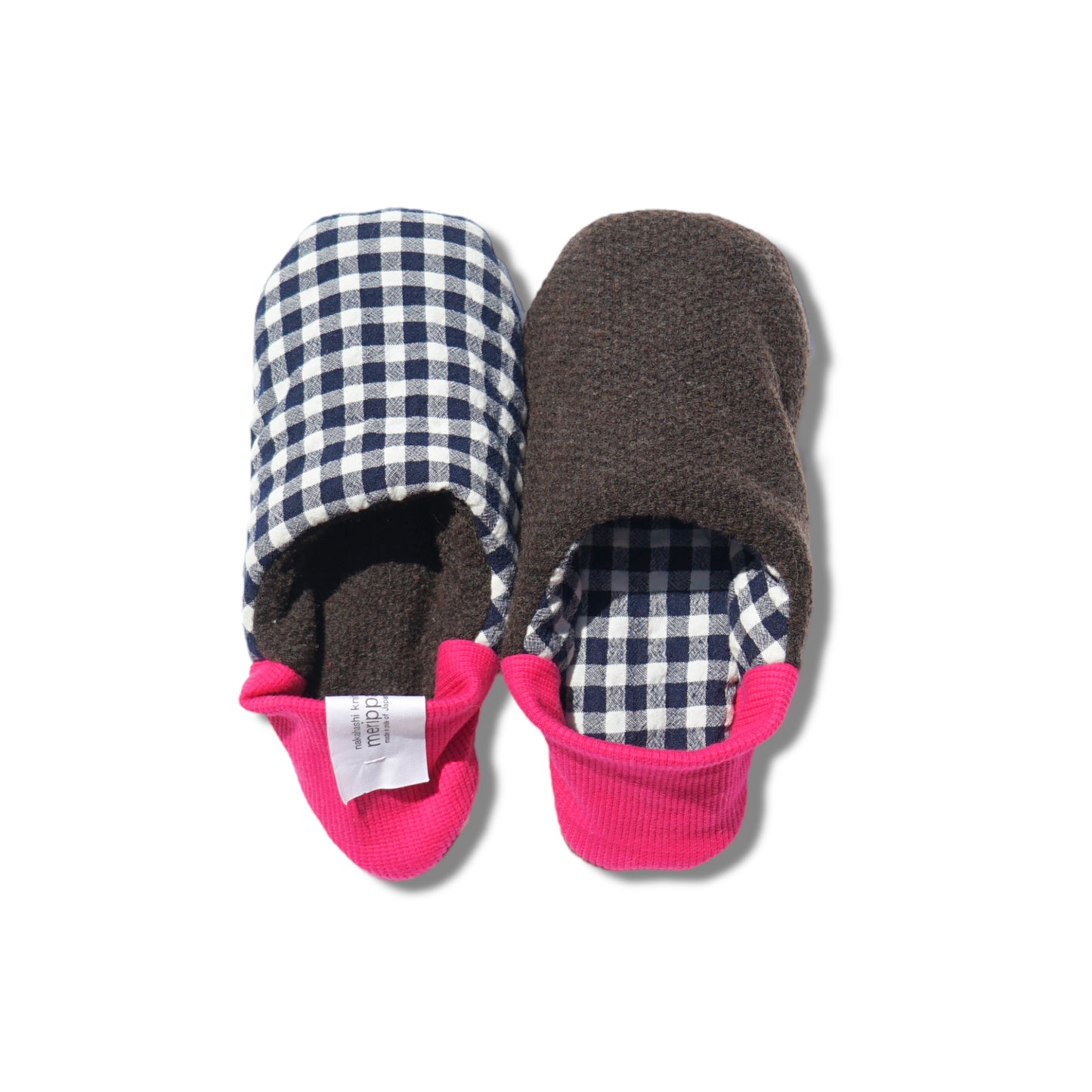 202409MRP18 Woolly gingham × pique jersey