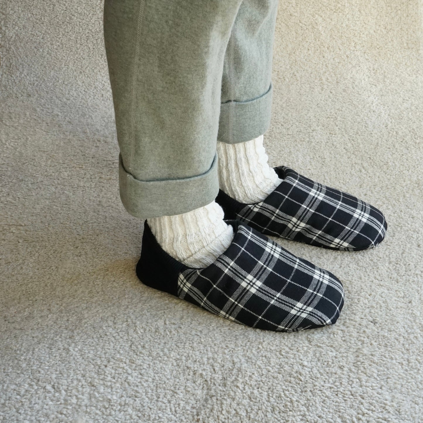 202412MRP04 Wool tartan × Recycle wool