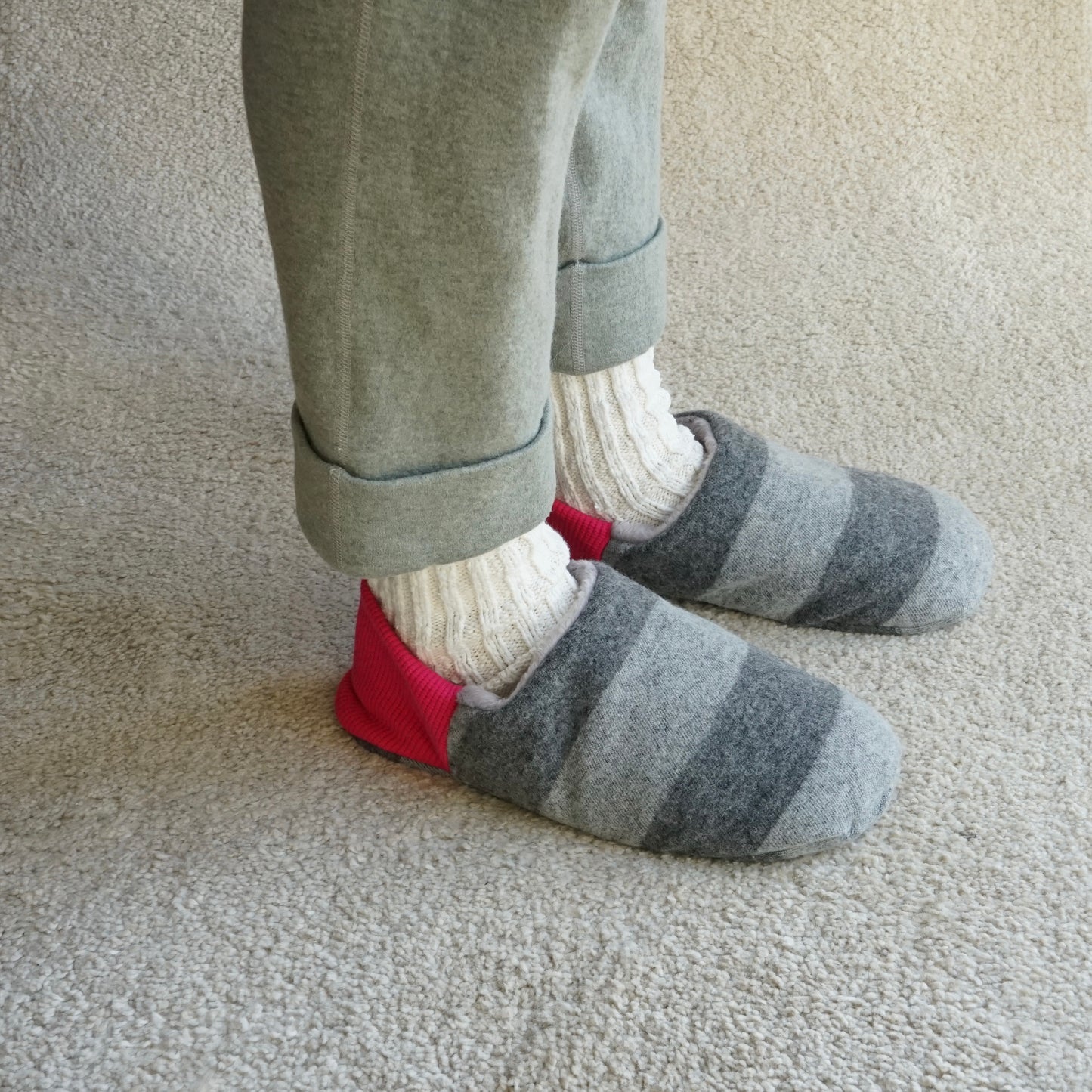 202412MRP09 Flannel stripes ×Fur