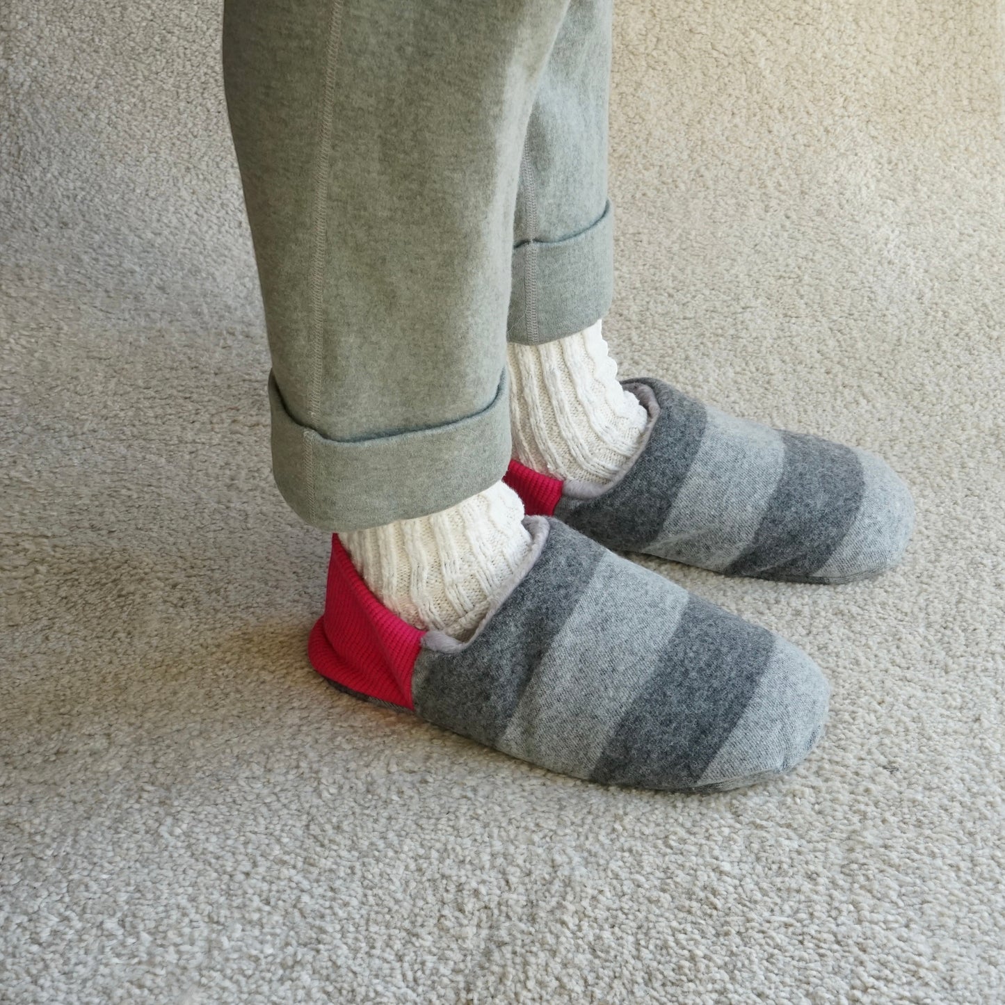 202412MRP09 Flannel stripes × Fur