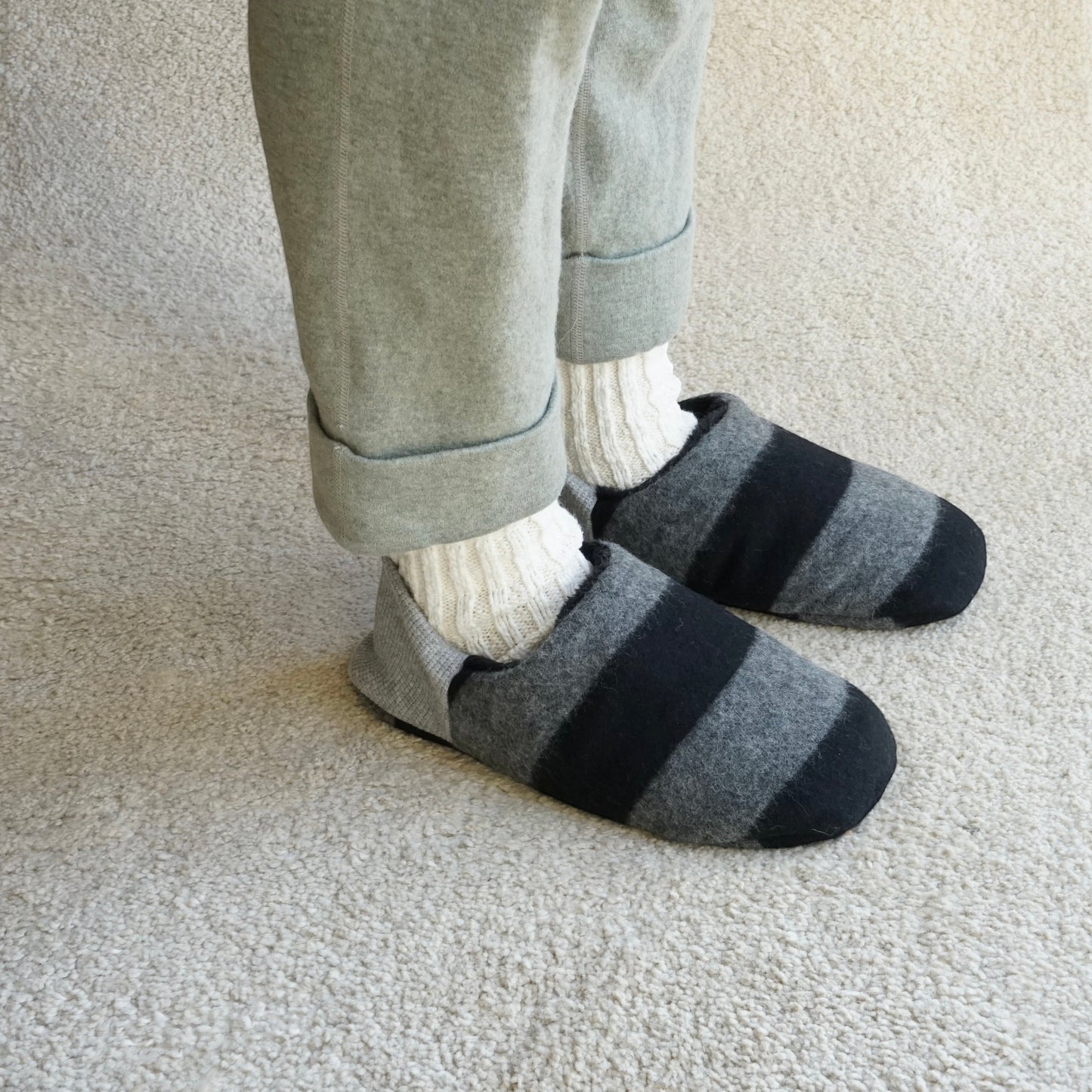202412MRP12 Flannel stripes × Fur