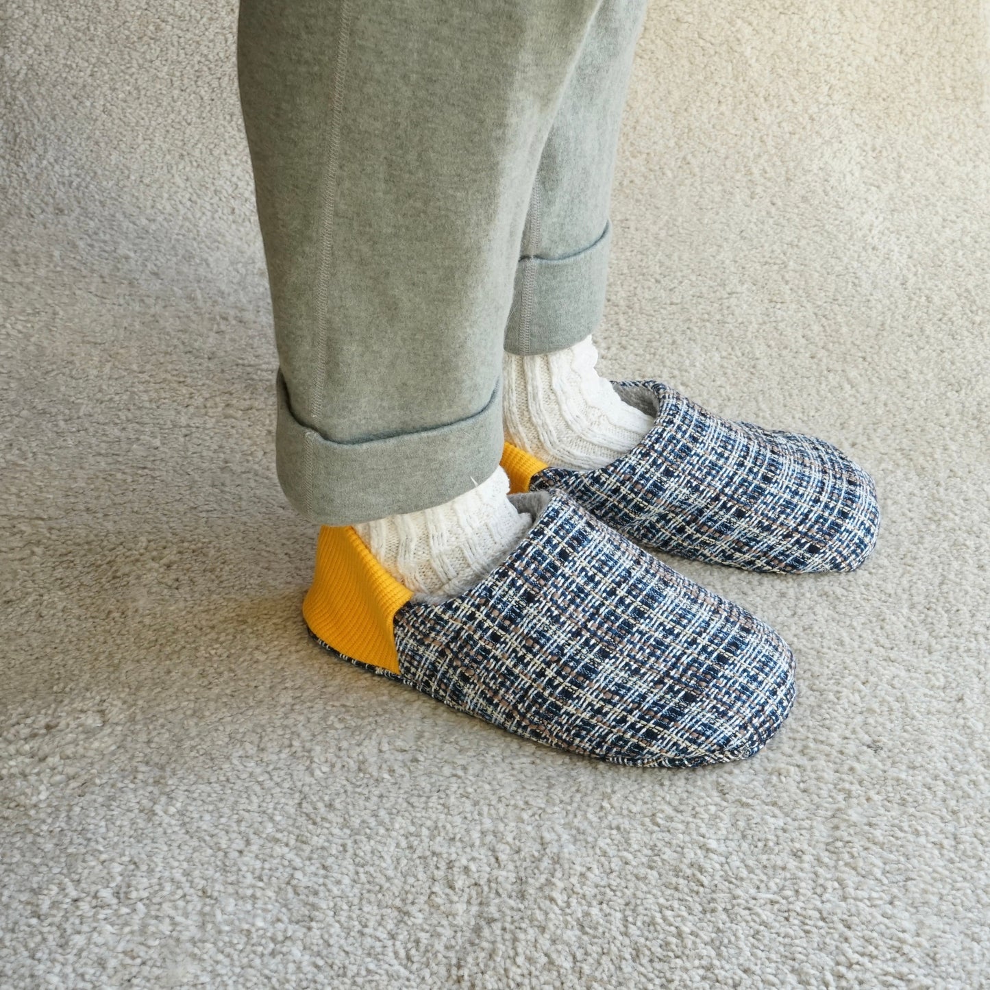 202412MRP18 Slab Butcher tweed × Herringbone