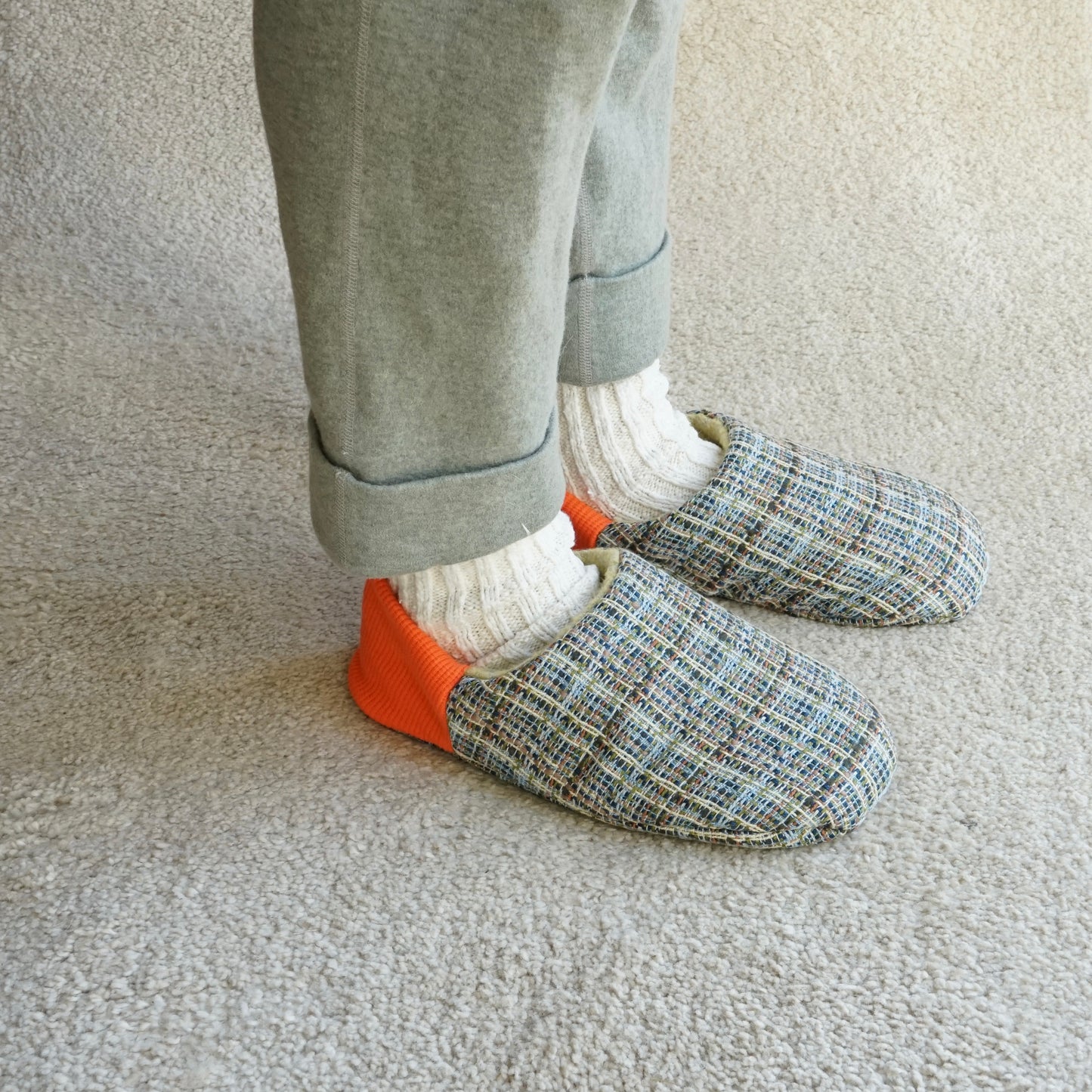 202412MRP20 Slab Butcher tweed × Herringbone