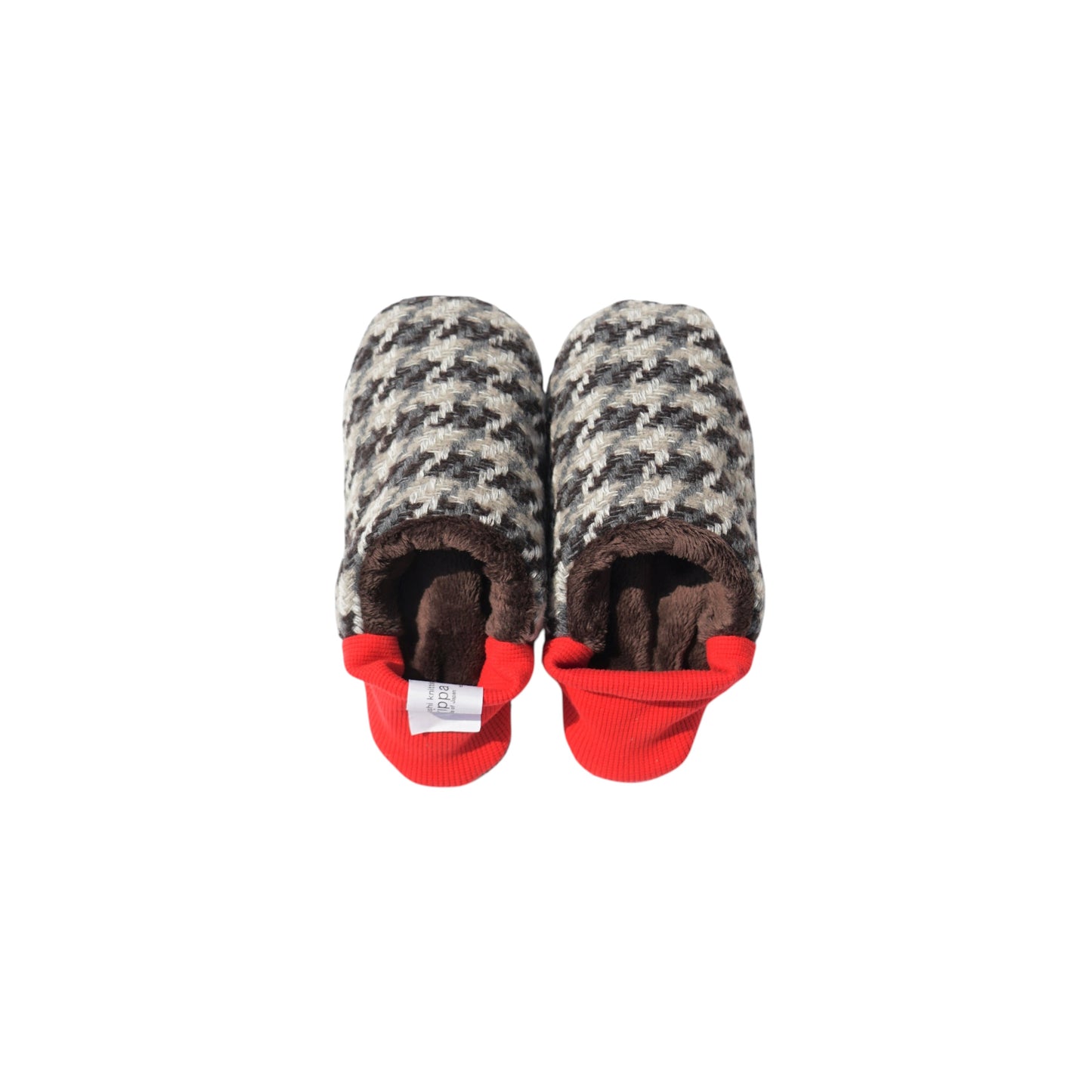 202412MRP27 Houndstooth check tweed × Fur
