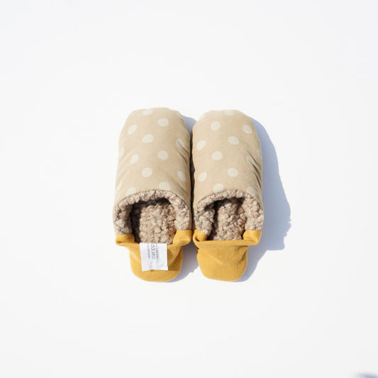 202412MRP32 Corduroy polka dots × Woolly boa