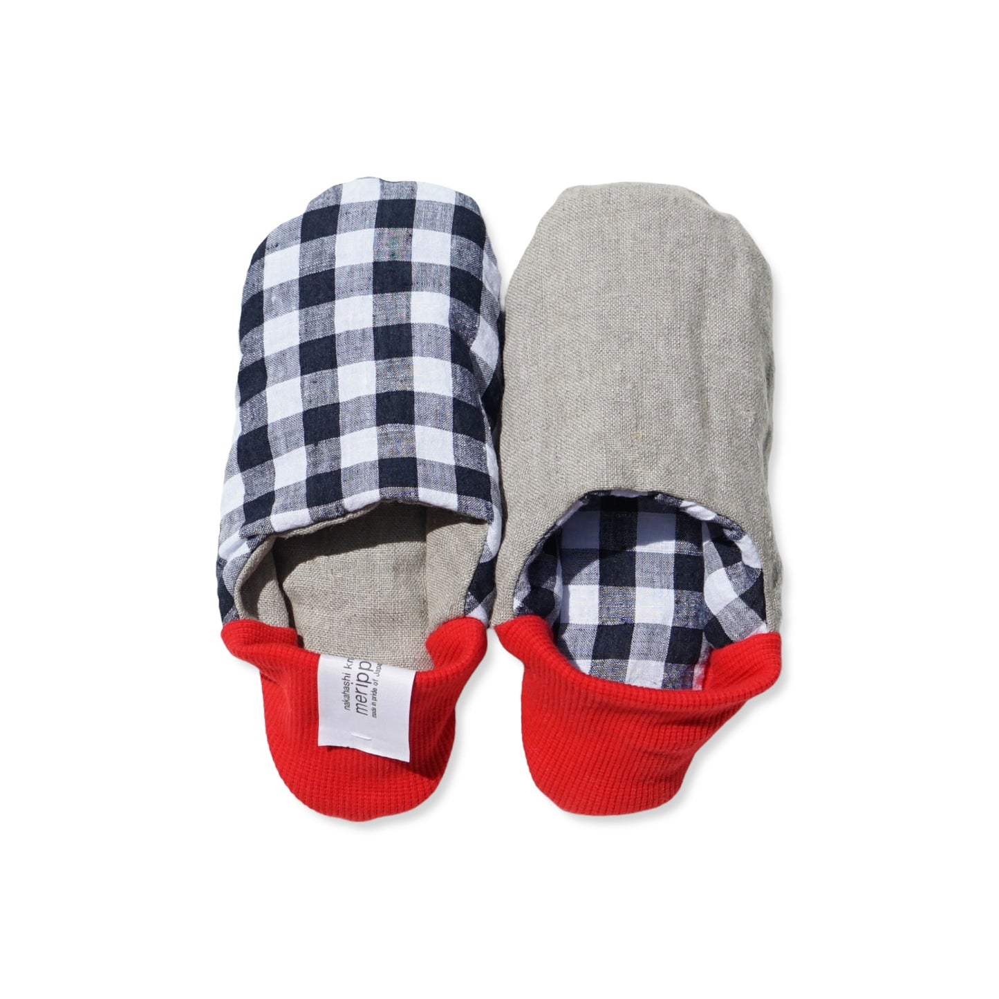 202502MRP01 Cozy linen gingham × Linen