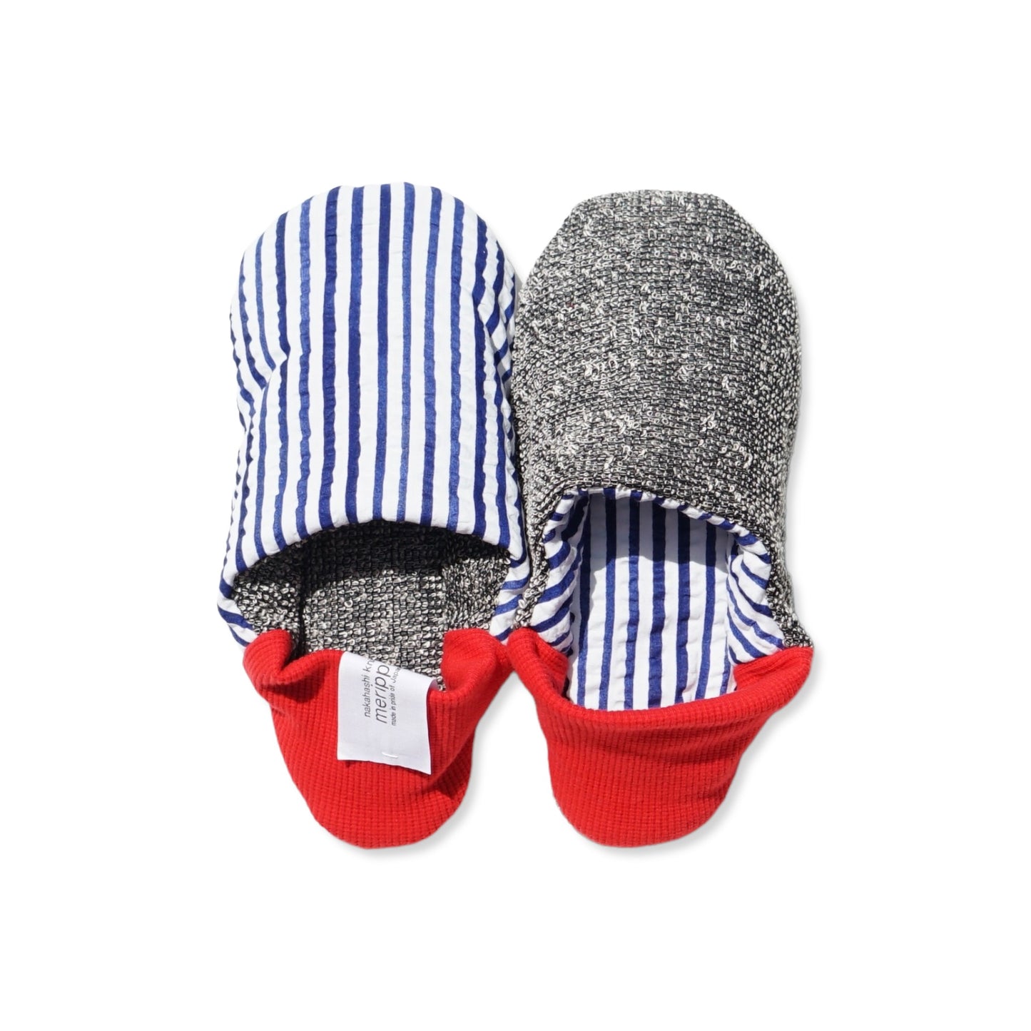 202502MRP11 Seersucker stripes × Cotton linen russel