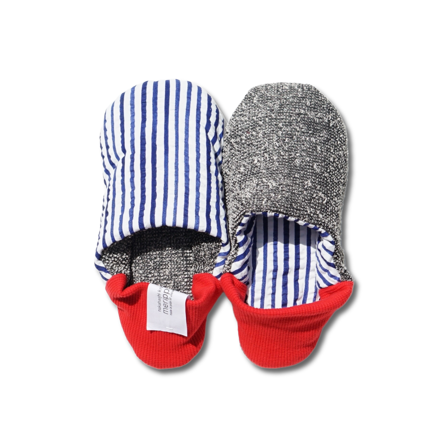202502MRP11 Seersucker stripes × Cotton linen russel