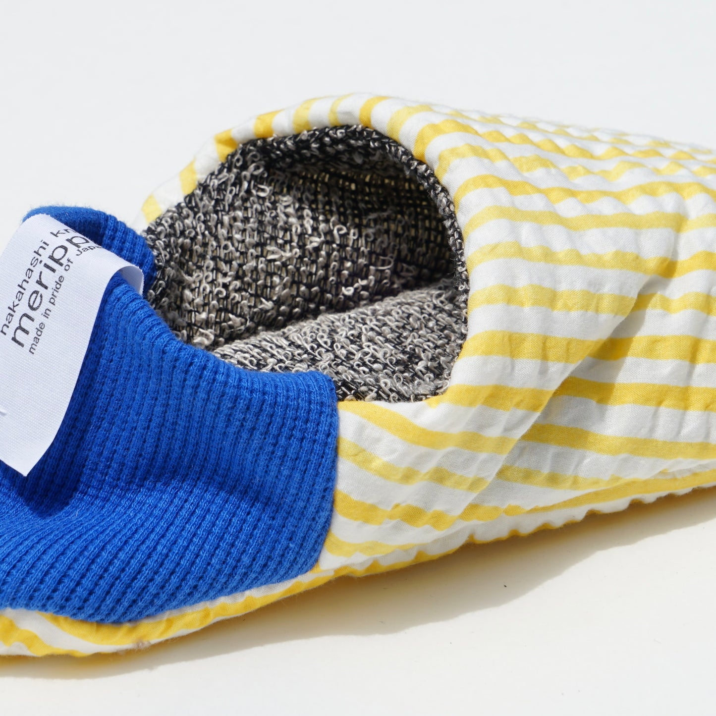 202502MRP12 Seersucker stripes × Cotton linen russel