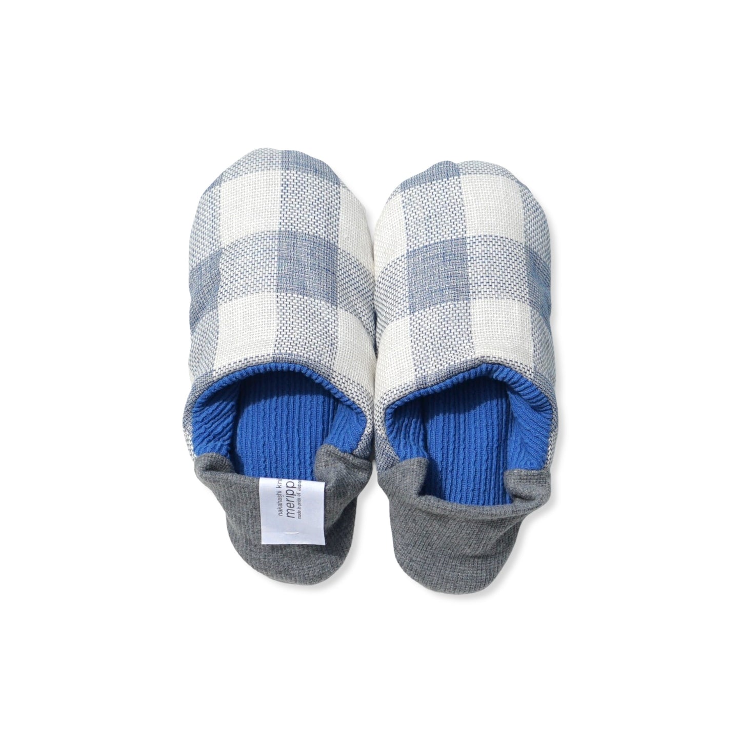 202502MRP28 Linen block plaid × Embossed stripes