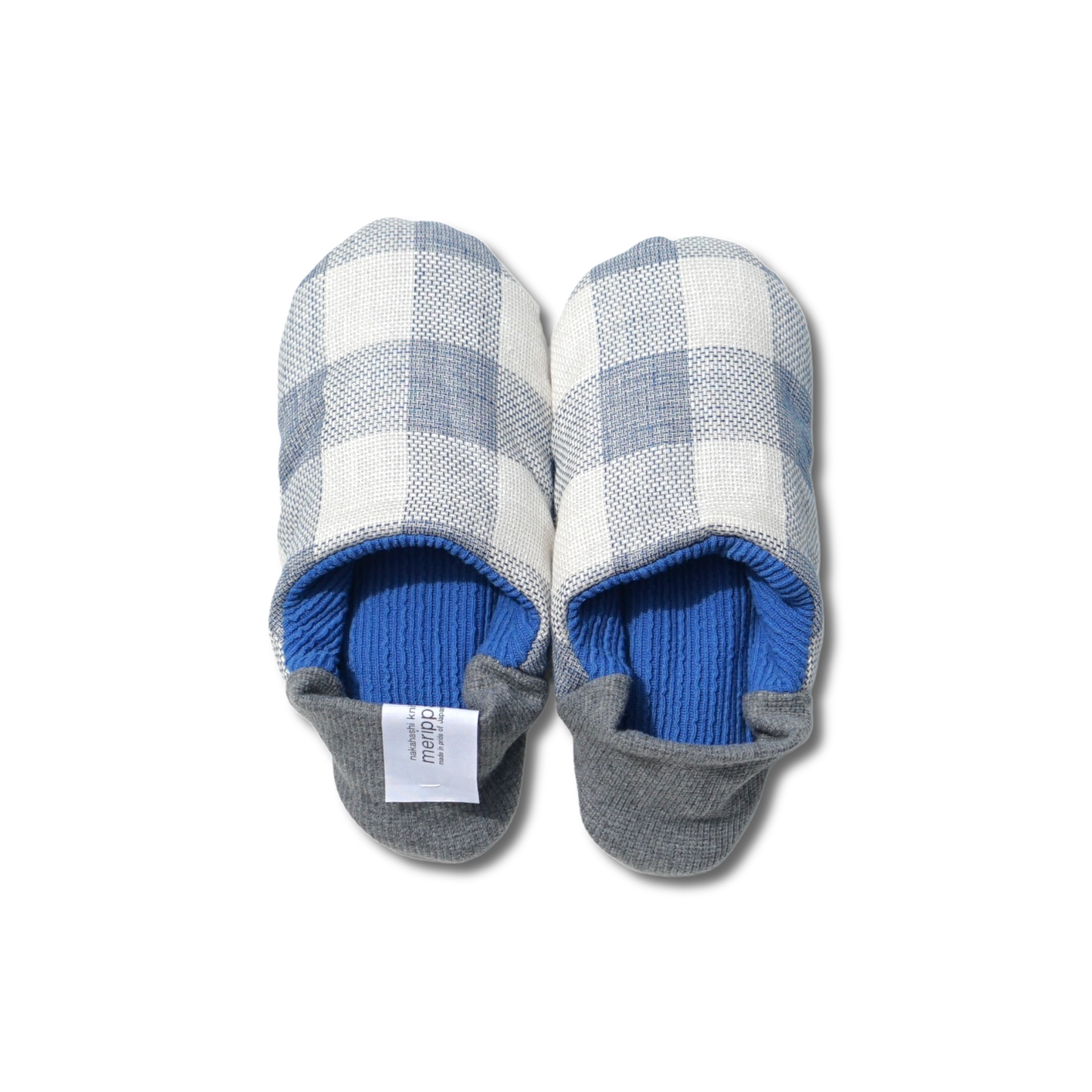 202502MRP28 Linen block plaid × Embossed stripes