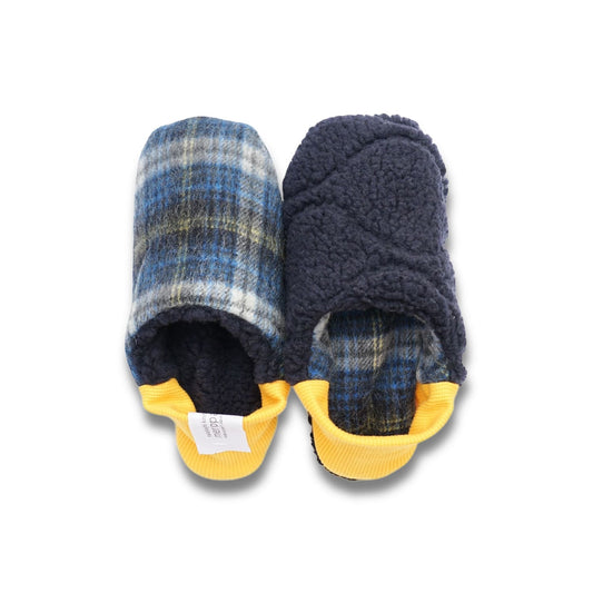 202507MRP15 Shaggy tartan x Quilted boa
