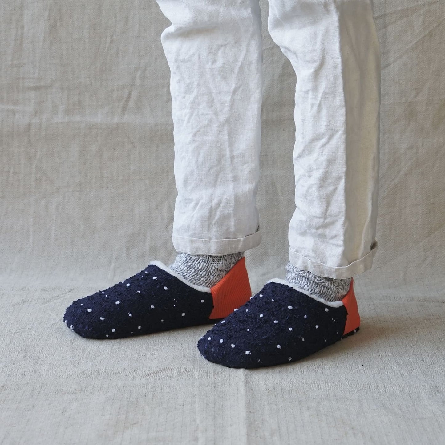 202507MRP19 Dot tweed sheep boa pile