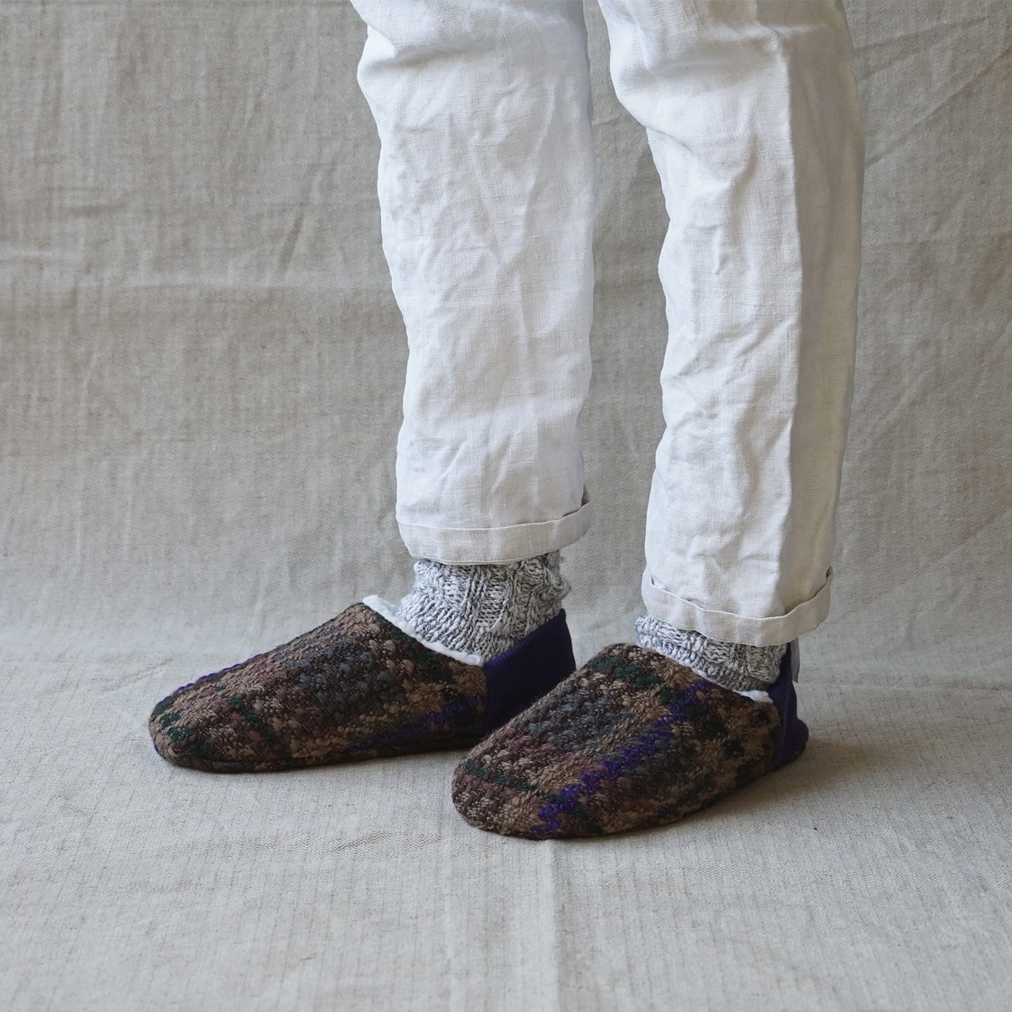 202507MRP26 Roving check x Sleep boa