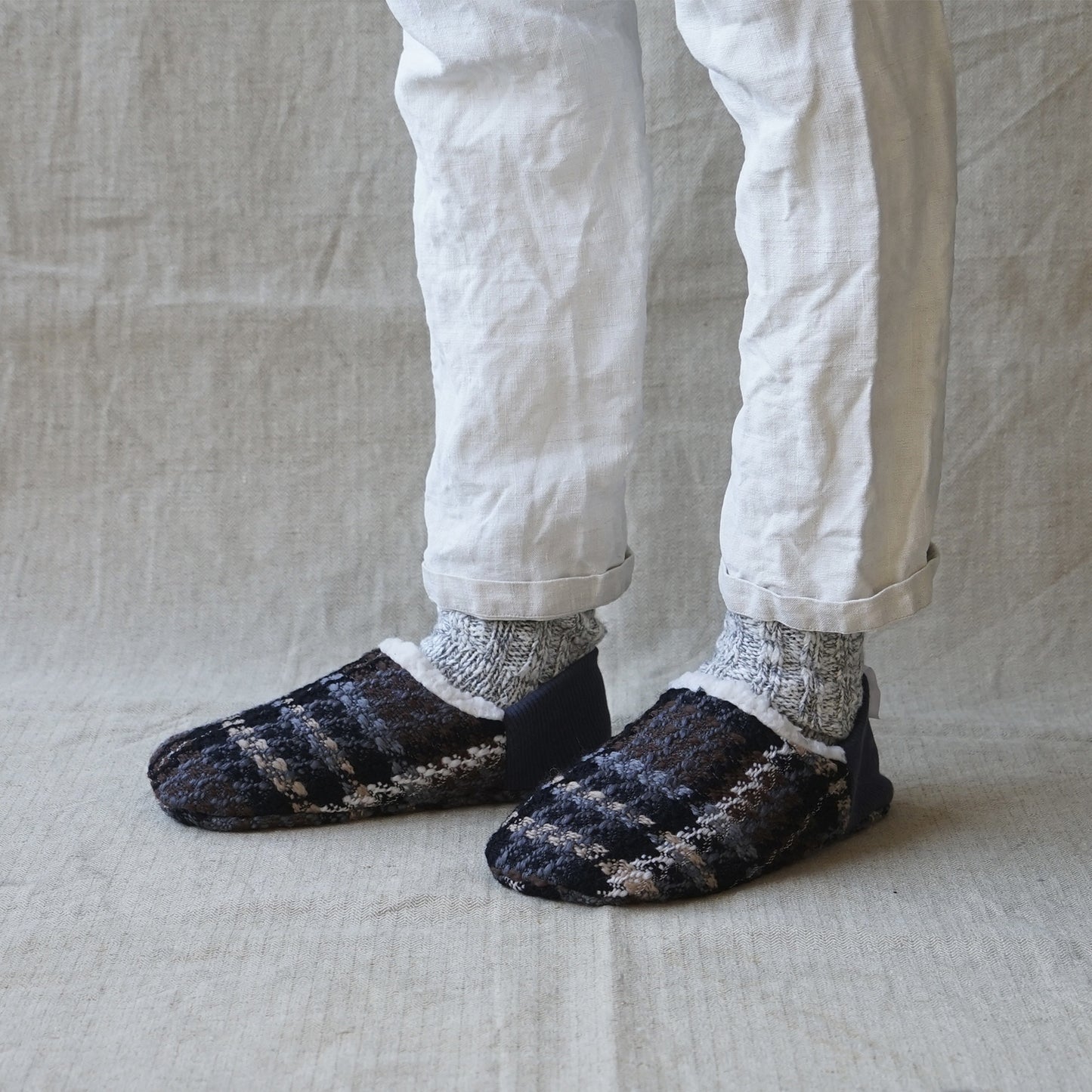 202507MRP27 Roving check x Sleep boa