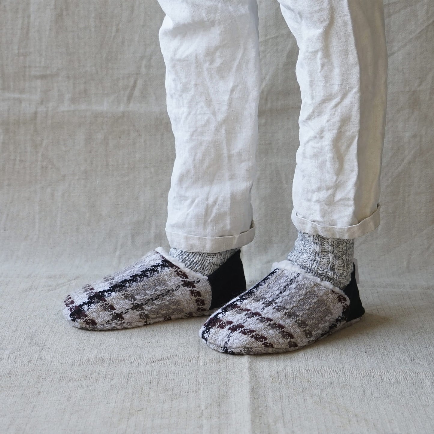 202507MRP28 Roving check x Sleep boa