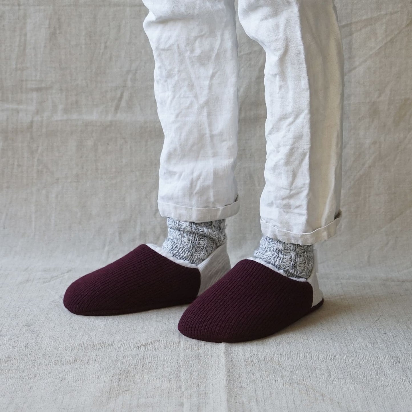 202507MRP34 Quater knit x Sheep boa