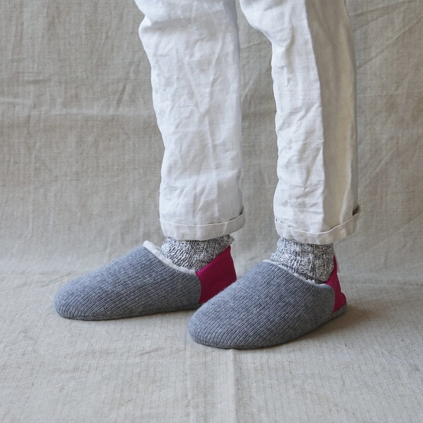 202507MRP36 Quater knit x Sheep boa