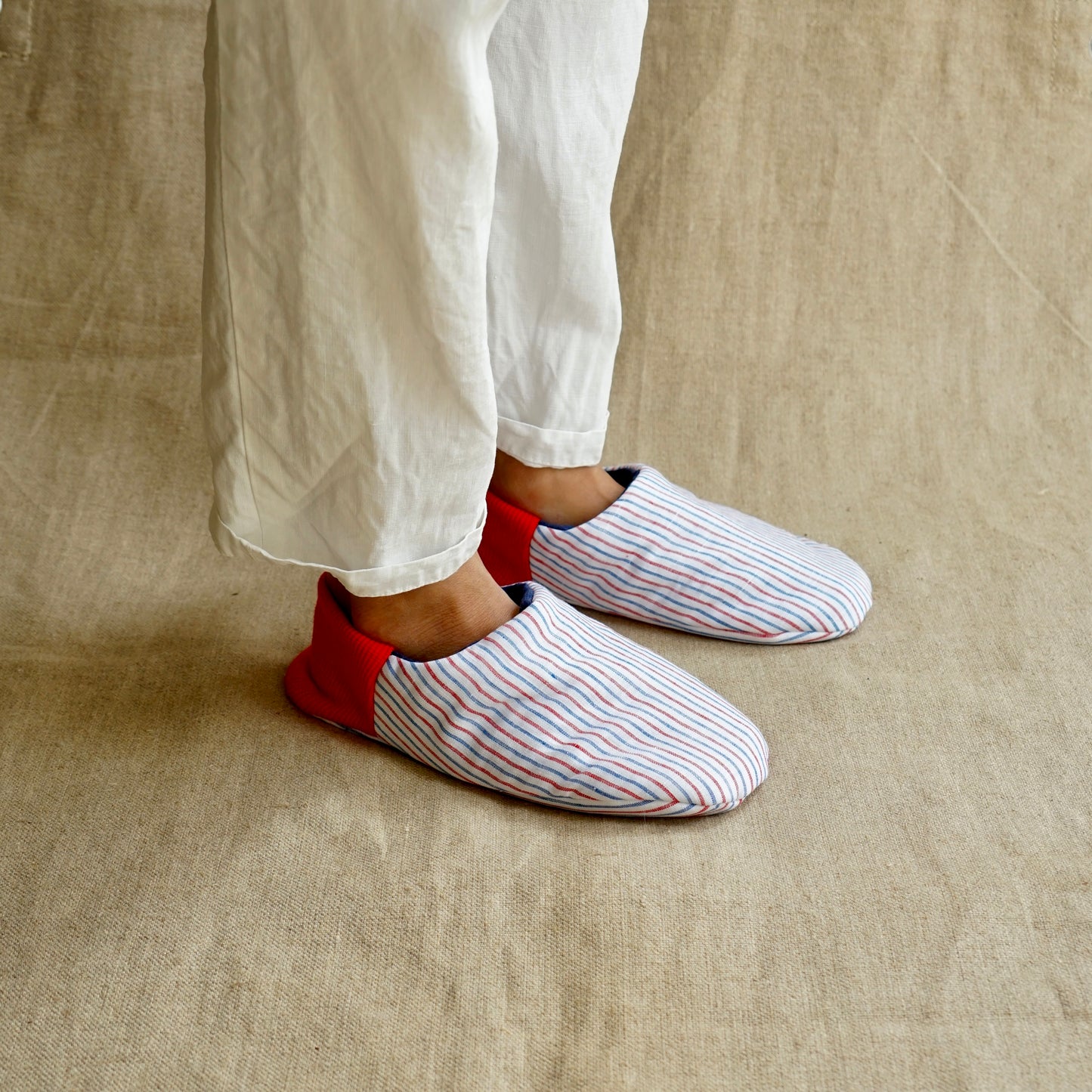 202603MRP13 Linen stripe x Linen canvas