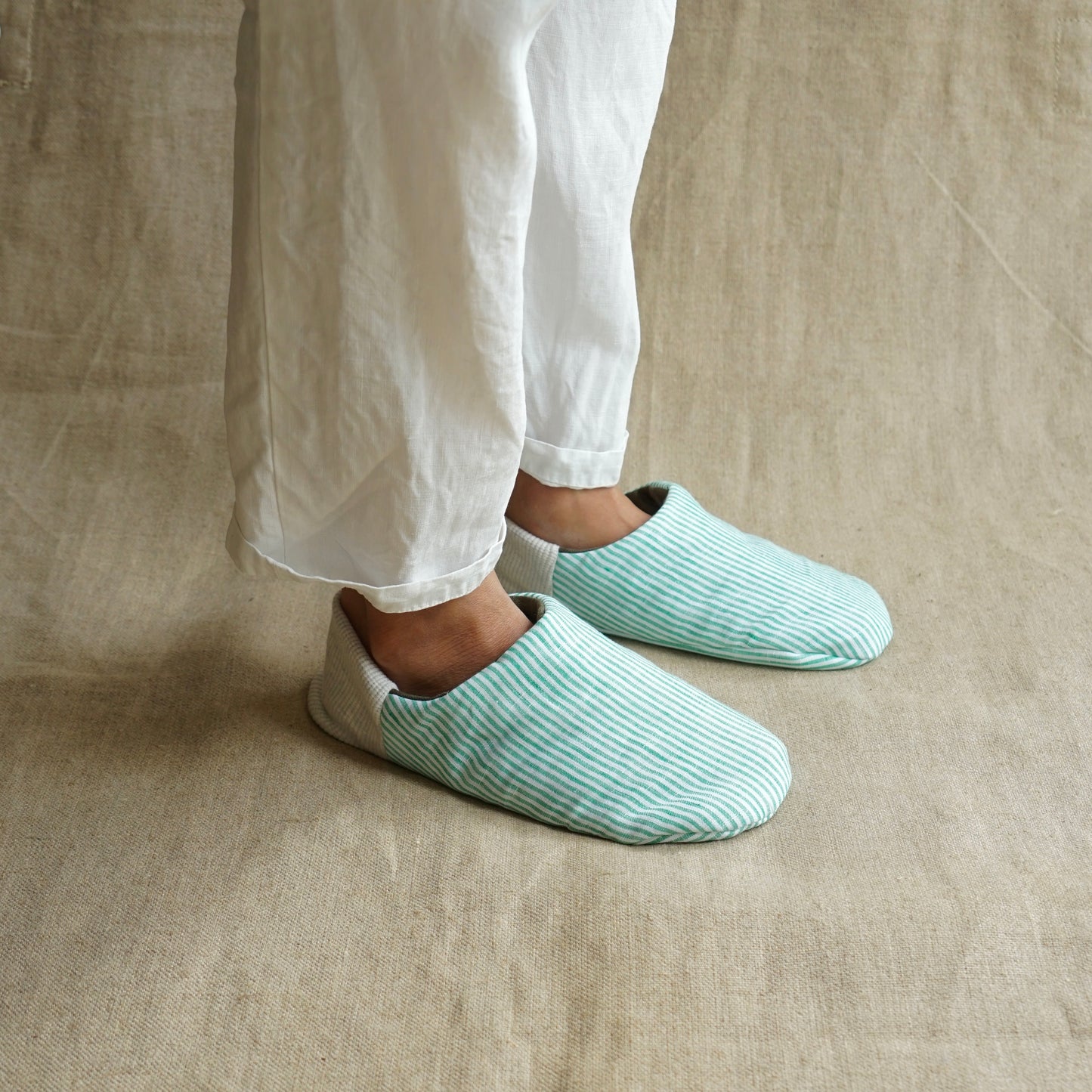 202603MRP16 Linen stripe x Linen canvas