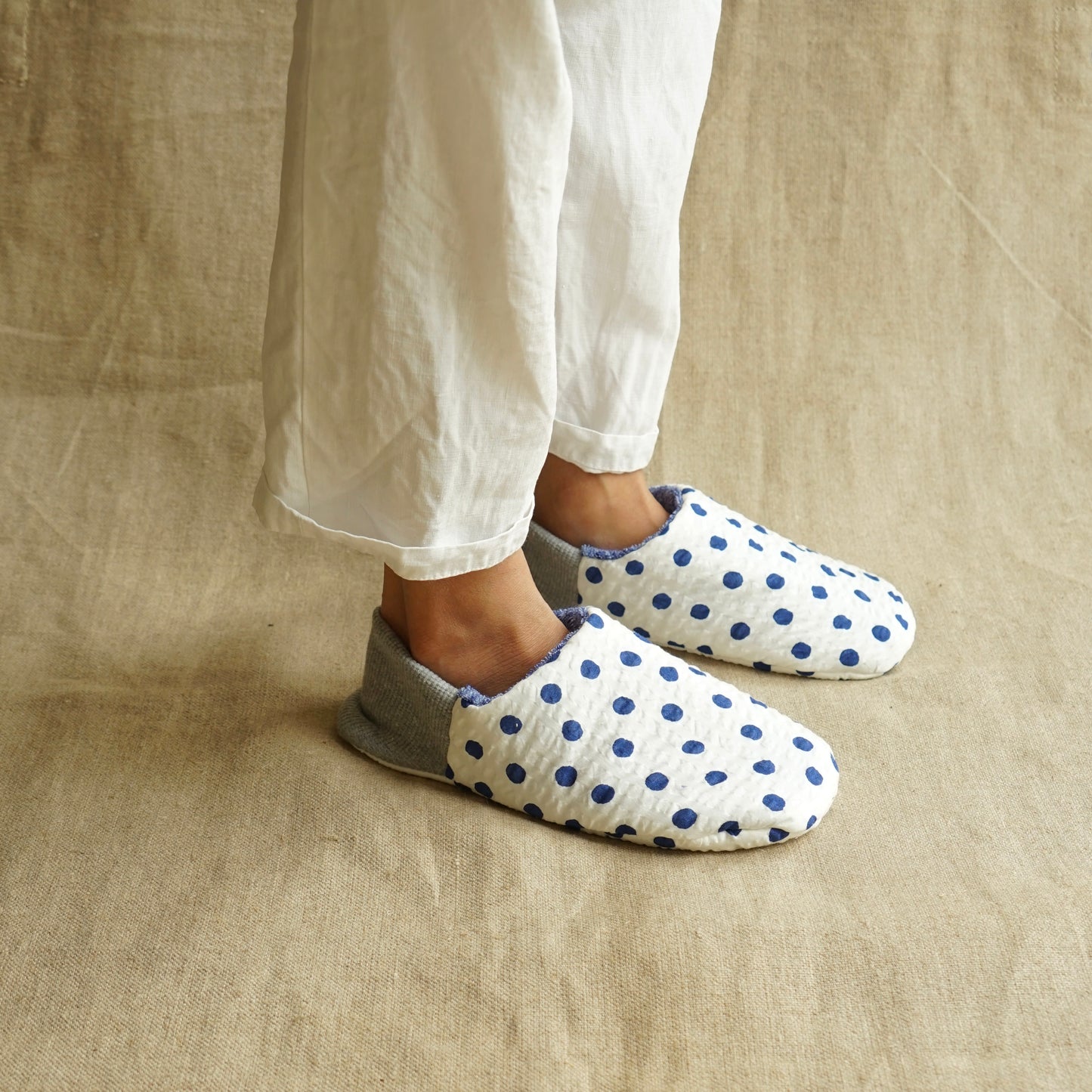 202603MRP21 Dotted soccer fabric x vintage pile