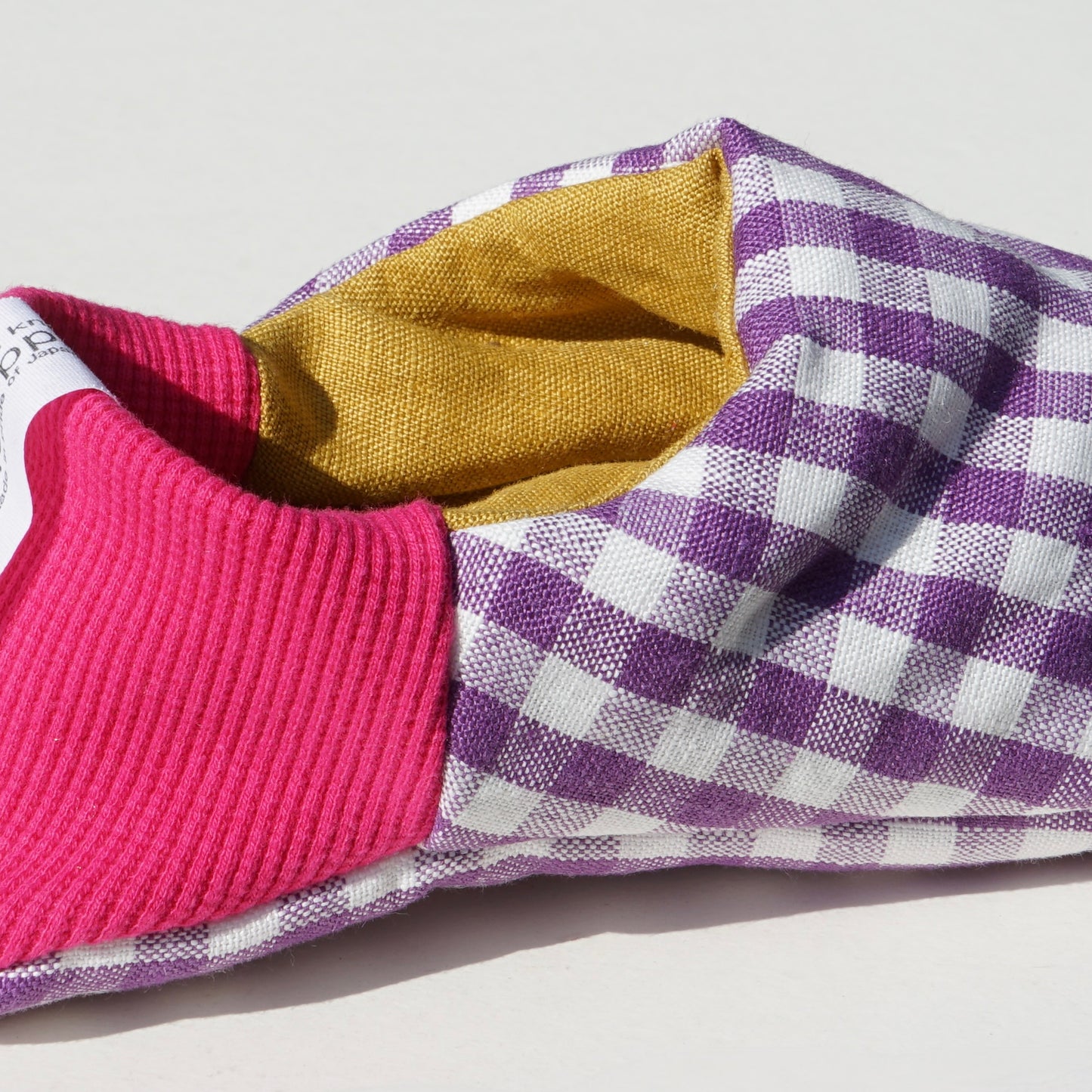 202603MRP26 Gingham check x linen canvas