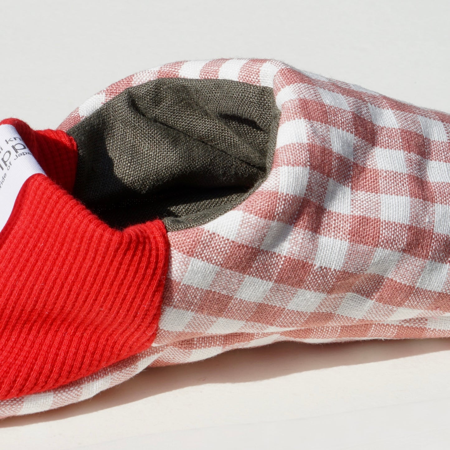 202603MRP27 Gingham check x linen canvas