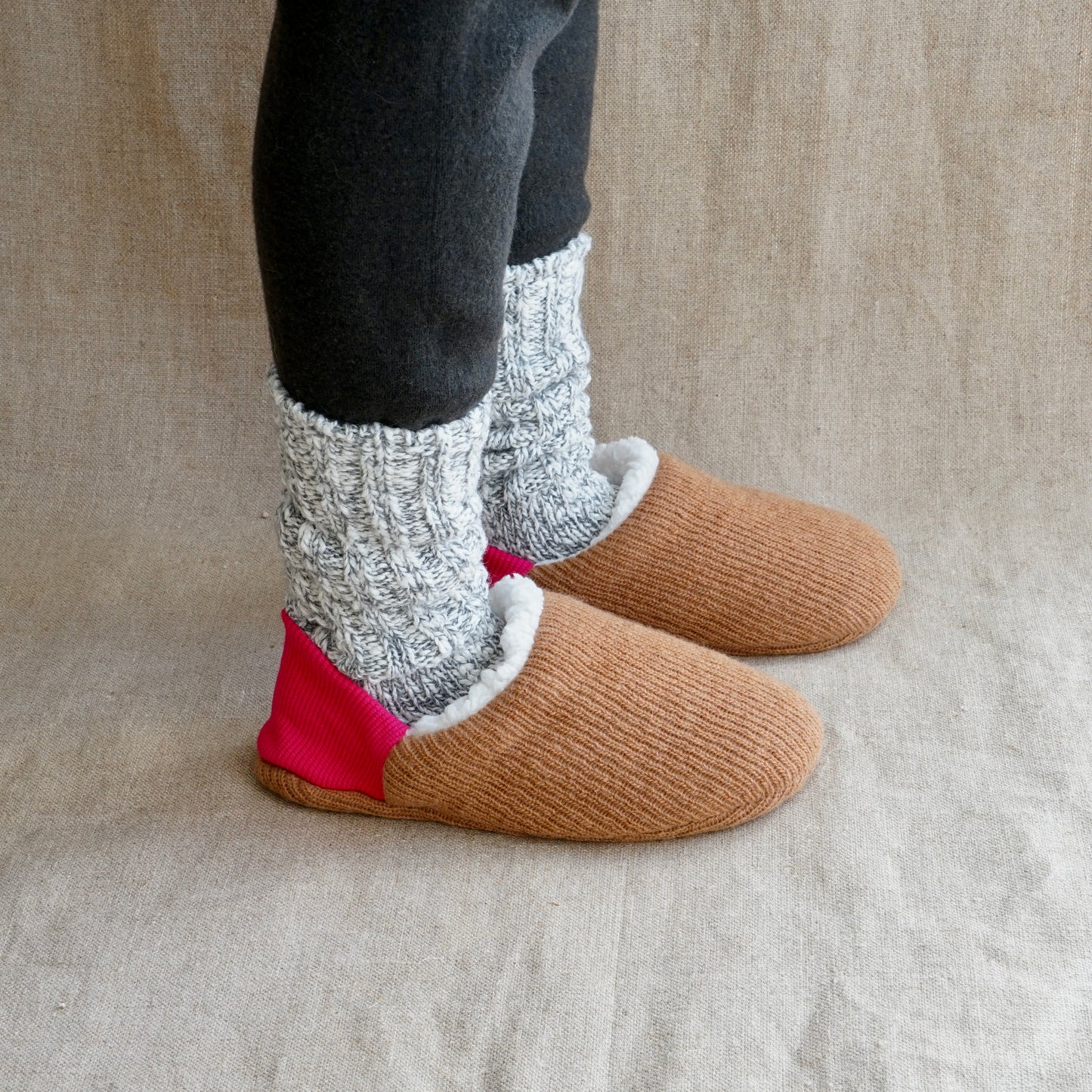 202608MRP27 Quarter Knit x Sheep boa
