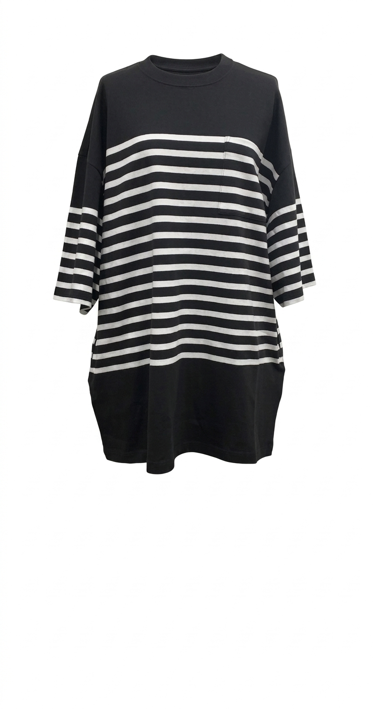 Panel Border Dress