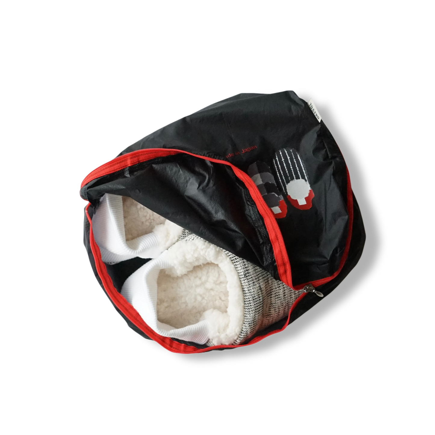 ORGANIZER AIR　Nylon Shoe bag with zipper