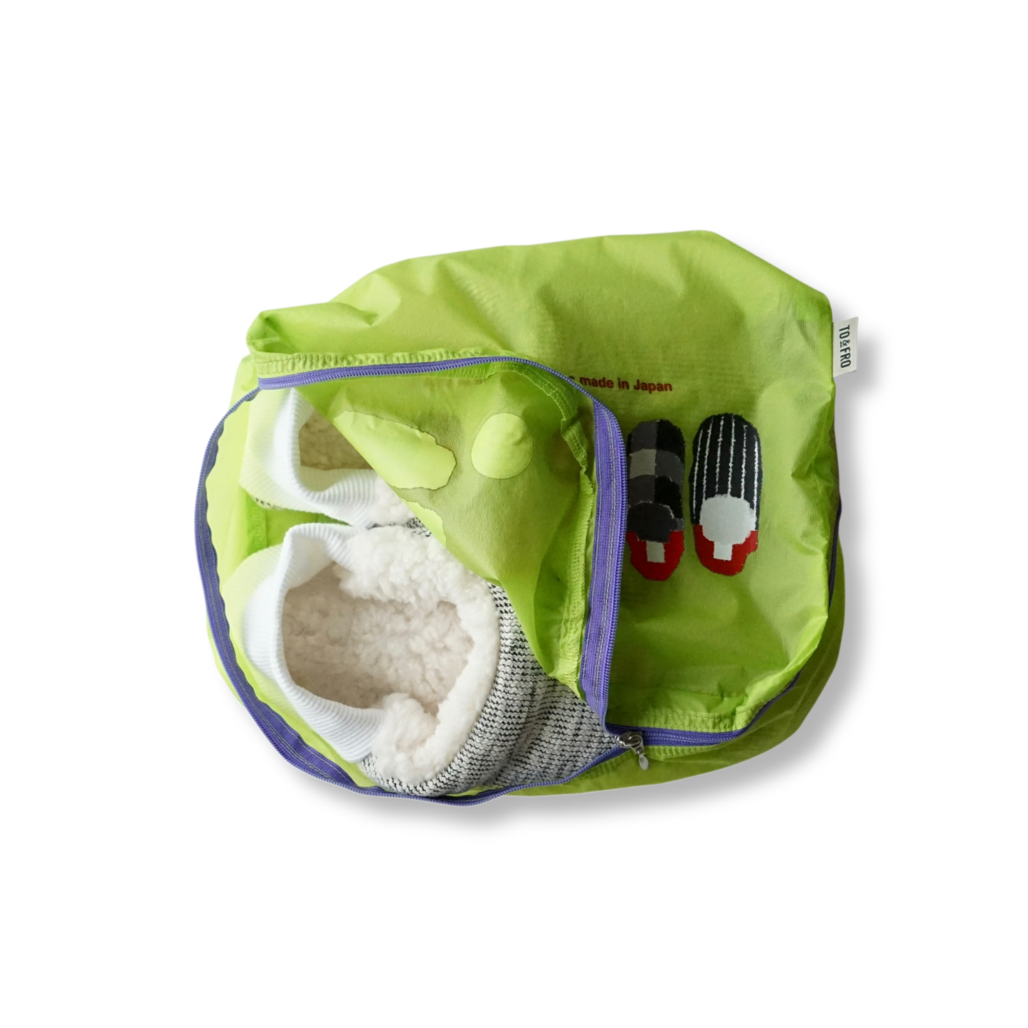 ORGANIZER AIR　Nylon Shoe bag with zipper